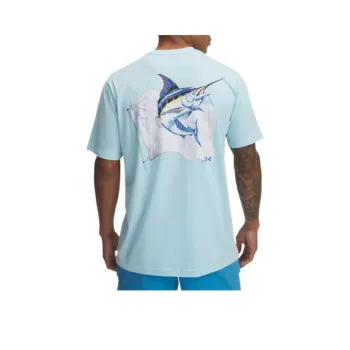 Under Armour MarlinFlag Capture T Shirt Men's Light Blue 494
