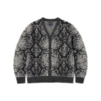 Thisisneverthat Phyton Jacquard Knit Cardigan