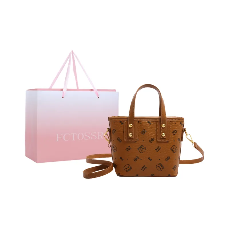 FCTOSSR PU Handbag Women's White/Pink/Brown/Black-4