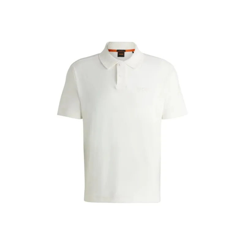 HUGO BOSS Embroidered-logo Polo Shirt-0
