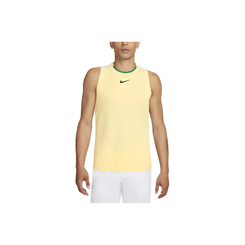 Nike Tank Tops Men's Soft Yellow-0