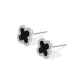 [Silver]12mm Four-Leaf Clover Stud Earrings[999 Fine Silver]