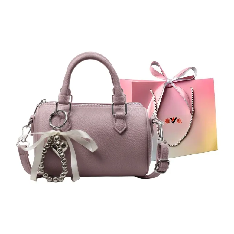 Yalu PU Cylinder Bag, One Shoulder Handbag Women's Multicolor-28