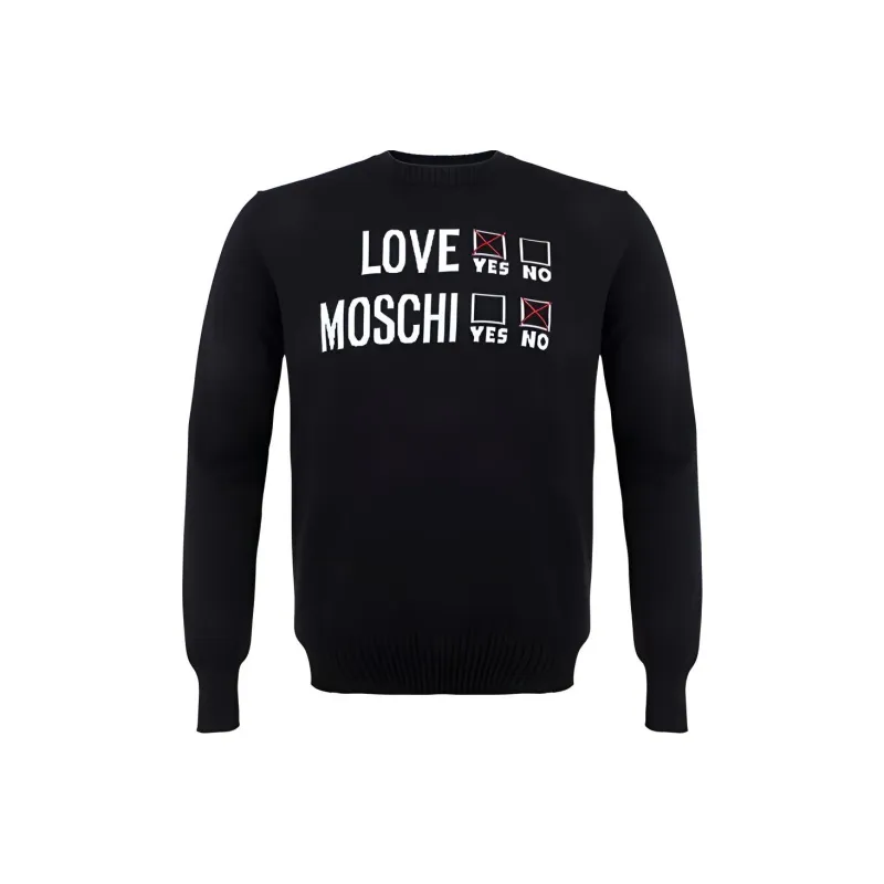 LOVE MOSCHINO Knitwear Men Black-0