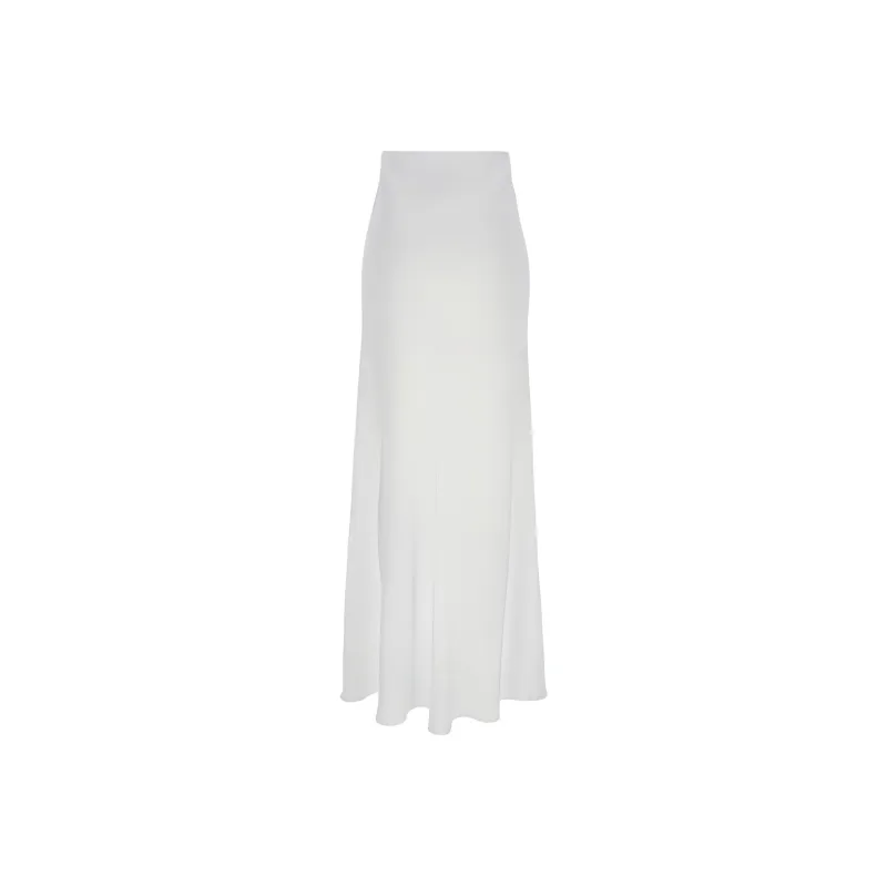 BE PLAIN Casual Long Skirt Women's White-1