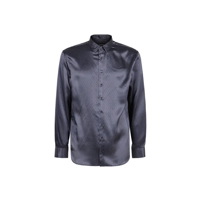 GIORGIO ARMANI Printed Silk Shirt-0