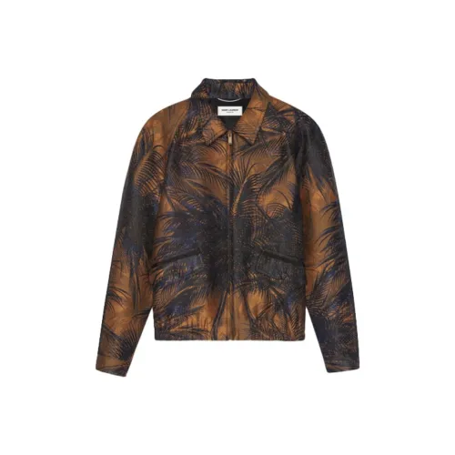 SAINT LAURENT Jackets Coats Men's Tobacco