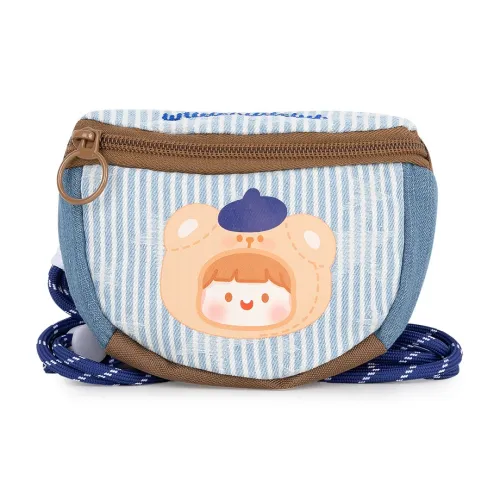 Wild Child Club Flesh Sauce Polyester Coin Purse Unisex Blue