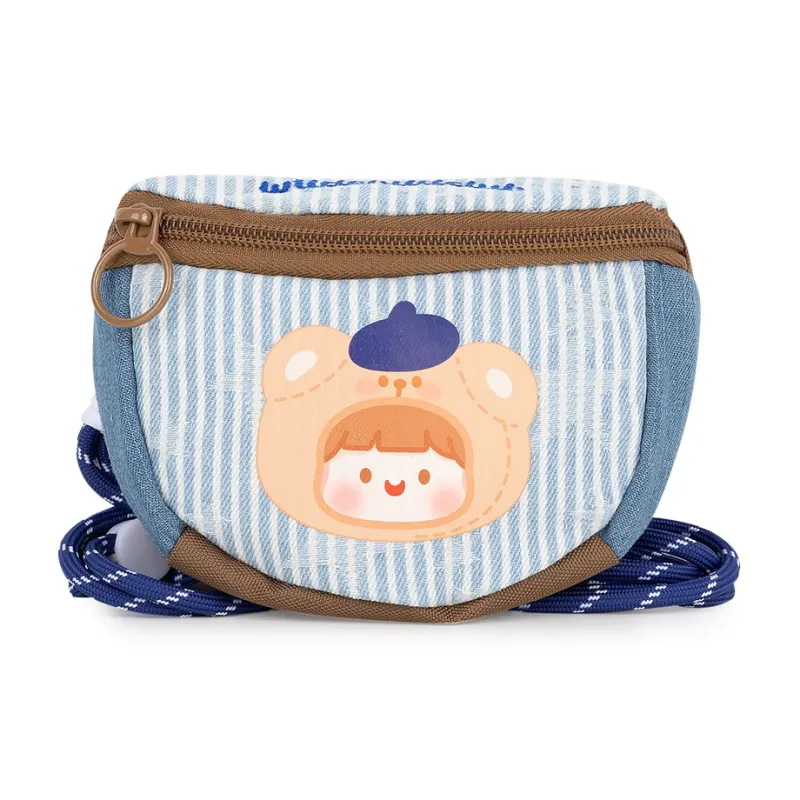 Wild Child Club Flesh Sauce Polyester Coin Purse Unisex Blue-0