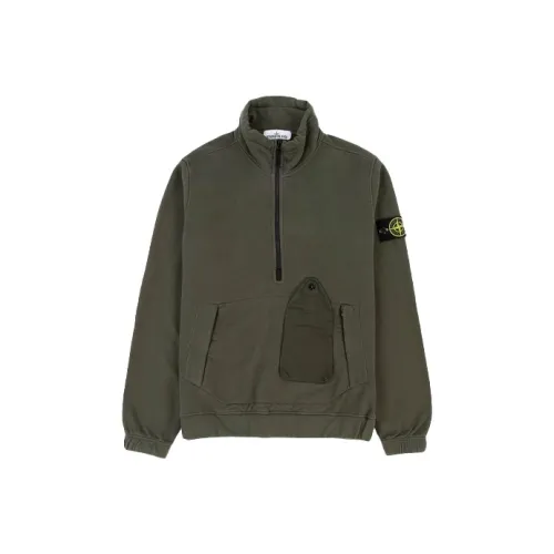 STONE ISLAND Jackets Men Dark Green