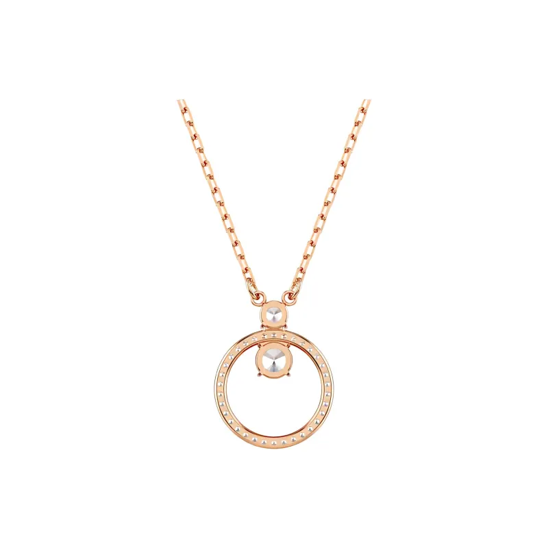 Swarovski Constella Synthetic Cubic Zirconia Necklaces Women's Rose Gold-1