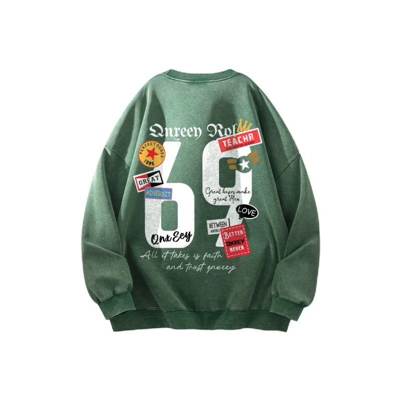 Qnxeey Sweatshirts Unisex-10