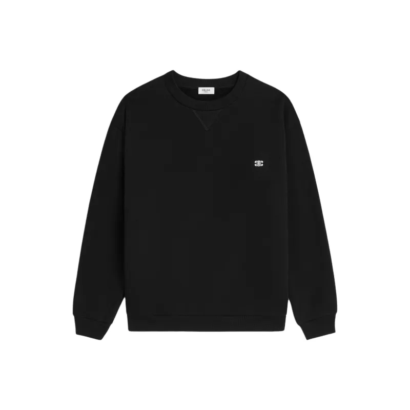 CELINE Triomphe Loose Sweatshirt In Cotton Fleece-0