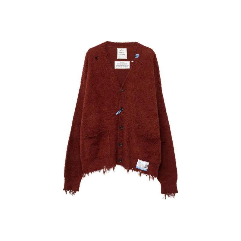 Maison Mihara Yasuhiro Knitwear Men Red Brown-0