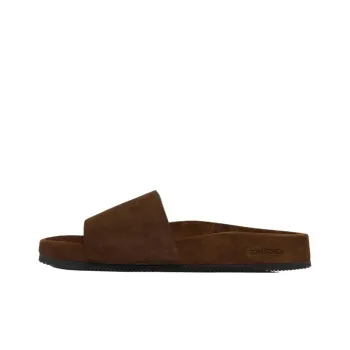 TF Slide Slippers Men's Dark Brown
