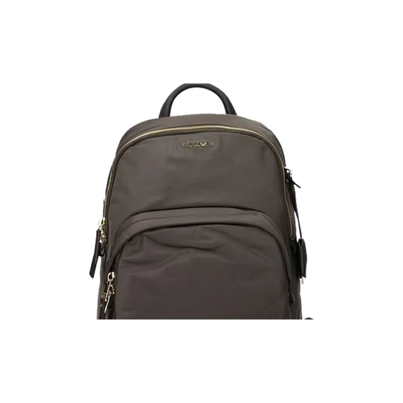 TUMI Nylon Backpack Unisex Gold Brown-3