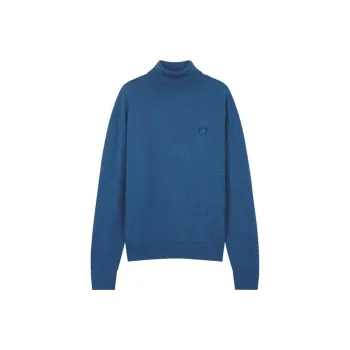 Maison Kitsune Sweaters Unisex Navy Blue