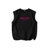 [100% cotton, Skin-Friendly]Black (Center Logo in Black Text)