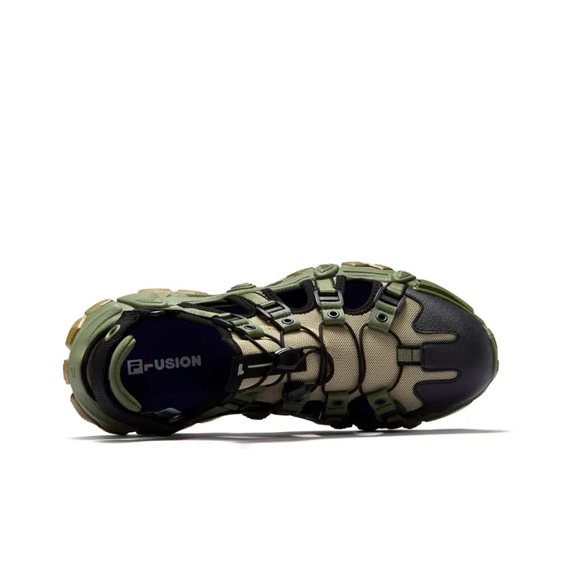 FILA FUSION EXOCET SANDAL Mountains Sandal River Trekking Shoes Men's Gray Green Black-2