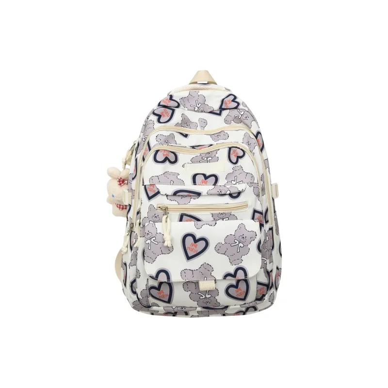 Single Warehouse Nylon Backpack Regular Women's Black/Blue/Pink/Purple-14