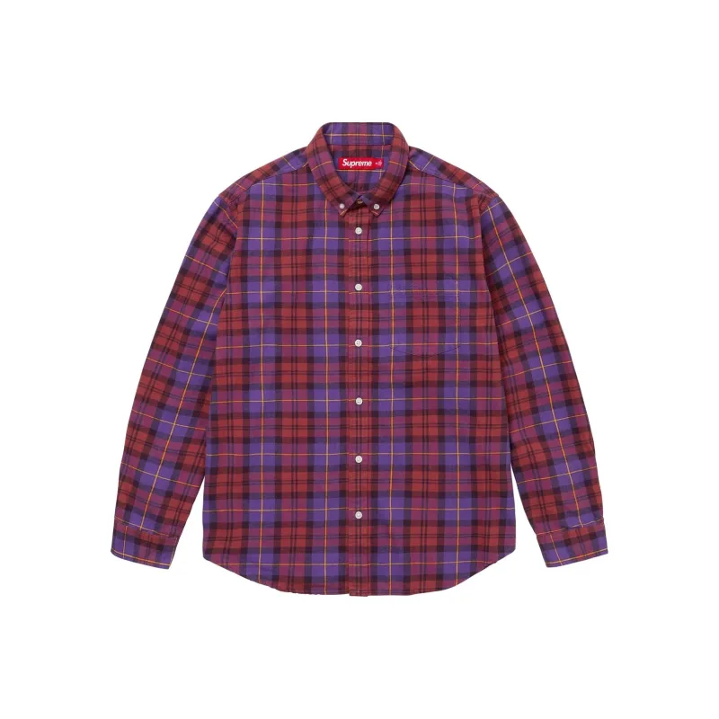 Supreme Plaid Flannel Shirt FW24-2