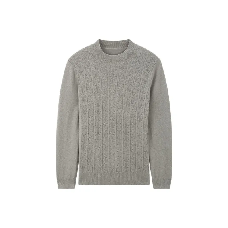 MindBridge Sweaters Men Gray Green-0