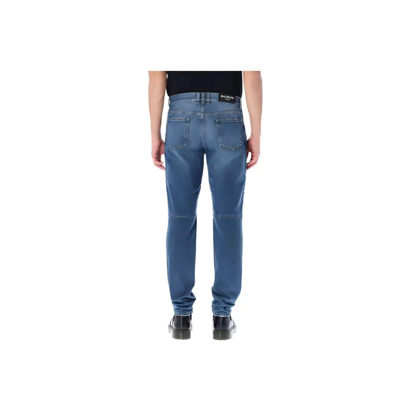 BALMAIN Jeans Men Blue-3