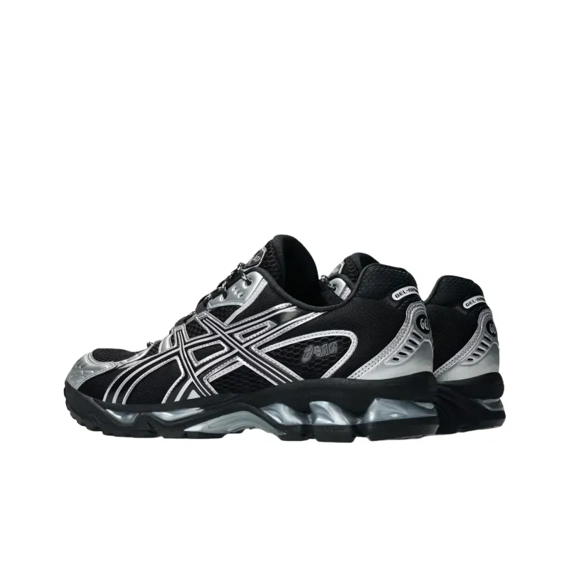 Asics GEL Nimbus 10.1 Anti Slip Wear Resistant Low Top Casual Running Shoes Unisex Black Silver-4