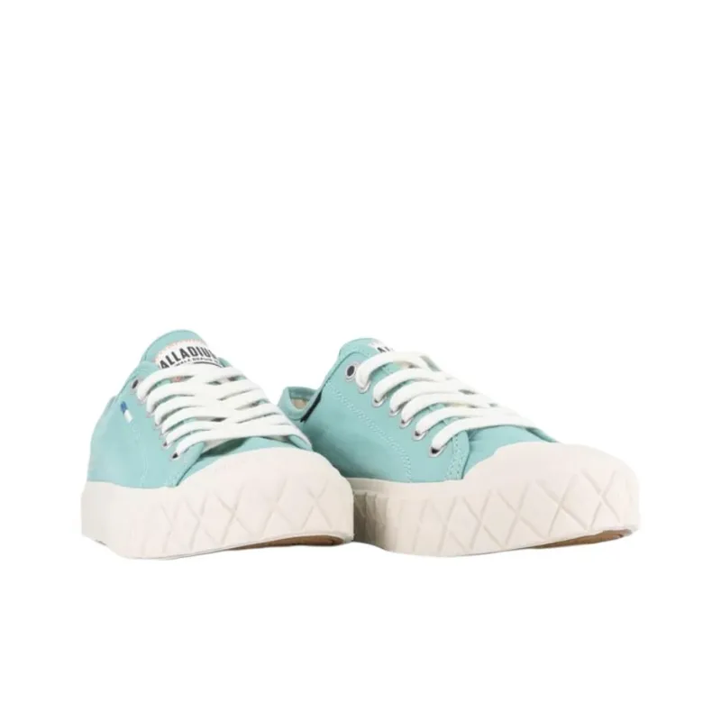 Palladium Palla Ace Anti Slip Wear Resistant Low Top Casual Shoes Unisex Cyan-4