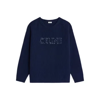 CELINE Oversized Crew Neck Sweater In Wool