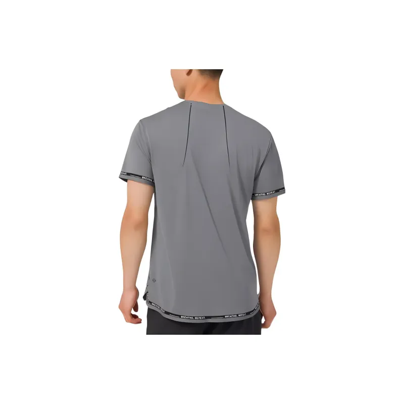 Lululemon Fast And Free T Shirt Men's Gray-1