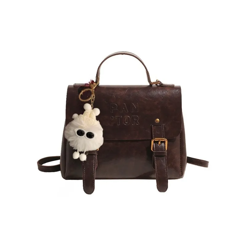 Yalu PU Backpack Regular Women's White/Black/Coffee/Brown-14