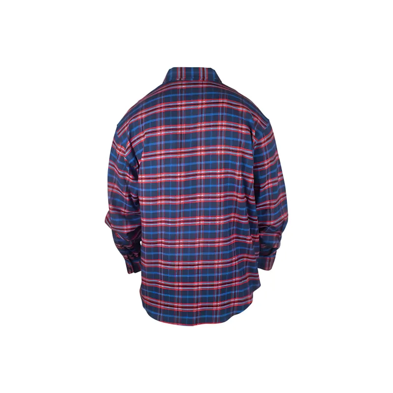 Balenciaga Shirt Men's Red Blue-1