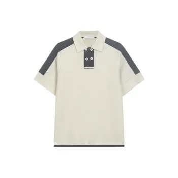 Bosieagender Polo Shirts Unisex Ecru