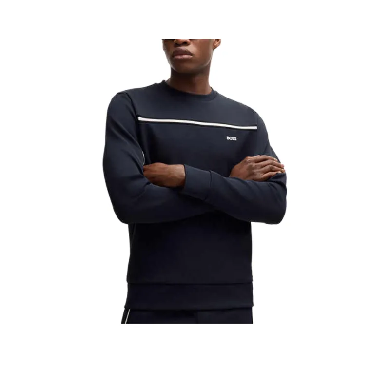 HUGO BOSS Tape Insert Crewneck Sweatshirt-0