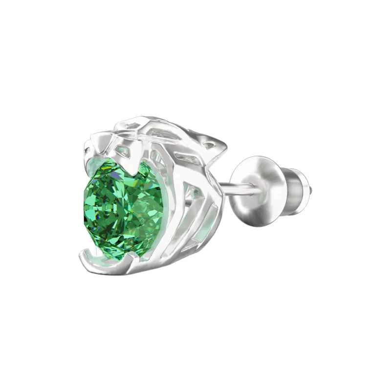 ICEGANG S925 Silver Stud Earrings Unisex-8