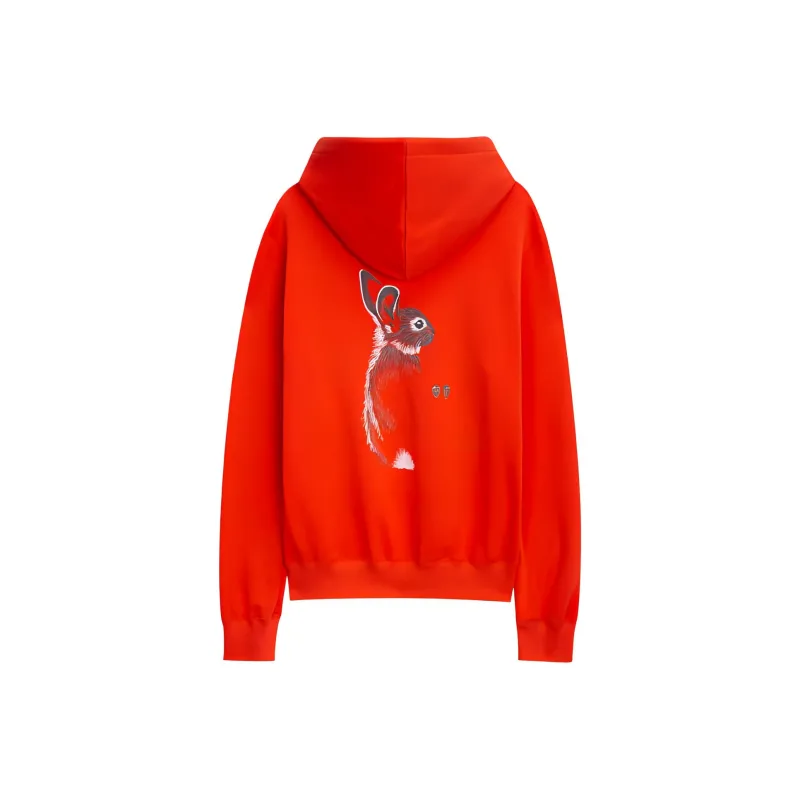 Lanvin SS23 BOTANICA Sweatshirt Unisex Furong Red-1