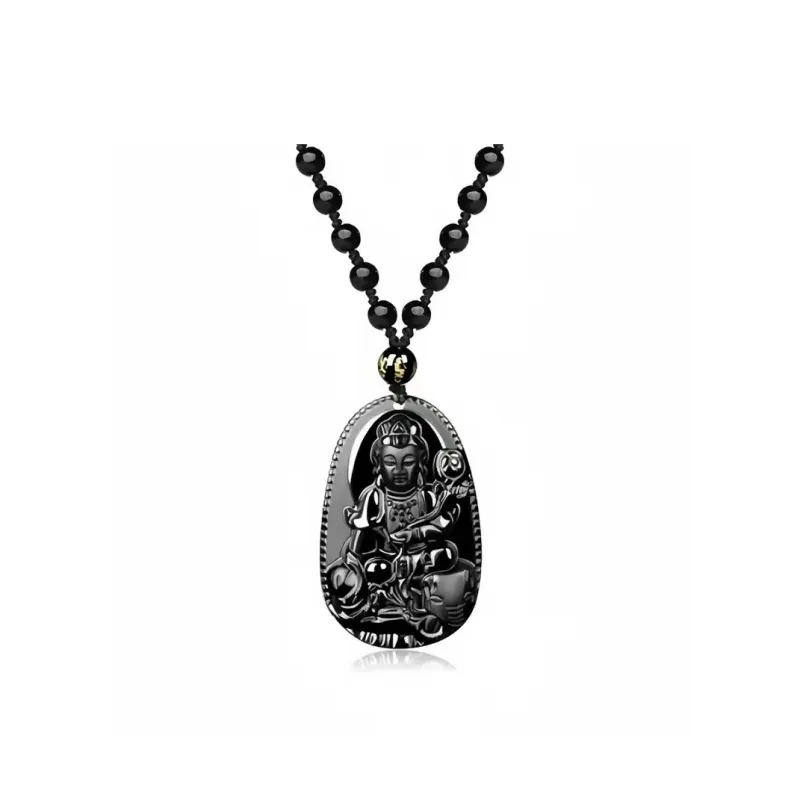 SUNFEEL Obsidian Necklaces Unisex-8
