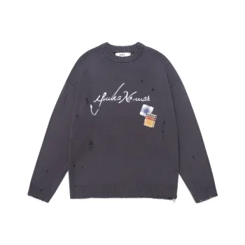 Guuka Sweaters Unisex Dark Gray