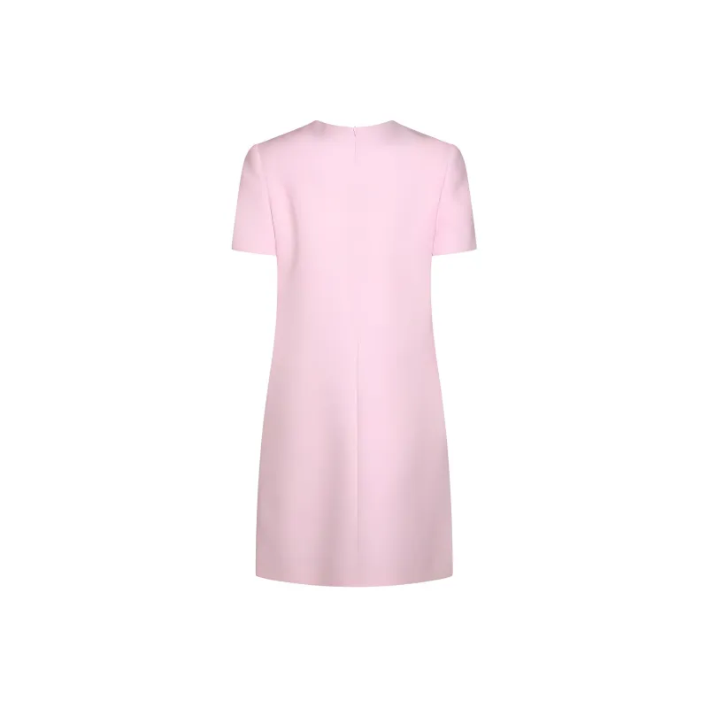 Valentino Cut-Out Butterfly Embellished Short-Sleeved Dress-1