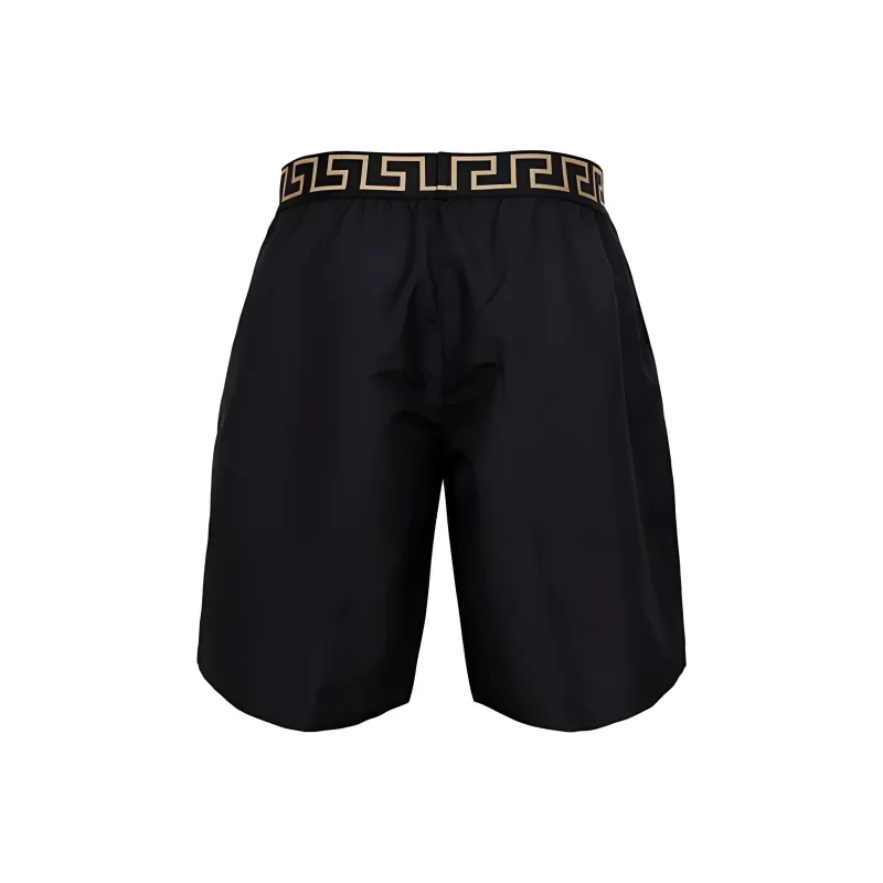 VERSACE Greca Printed Waistband Swim Shorts-1