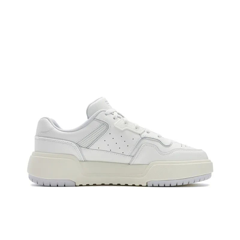 Maison Kitsune x FILA CAMPUS Low Top Skateboard Shoes Women's Snow White-1