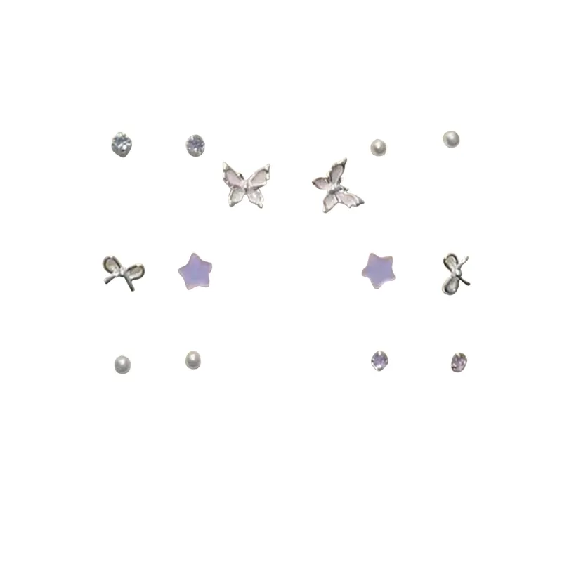 Welcome To The Treasure Alloy Stud Earrings Unisex-0