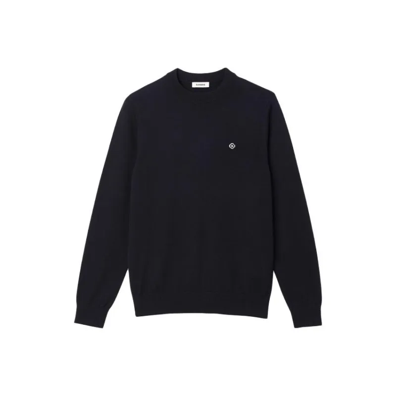 Sandro Sweaters Men Dark Blue-0