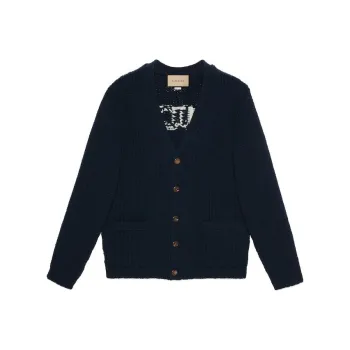 GUCCI FW23 Sweater Men's Dark Blue