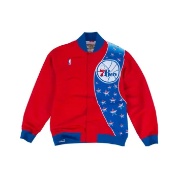 Mitchell Ness Jackets Men Red
