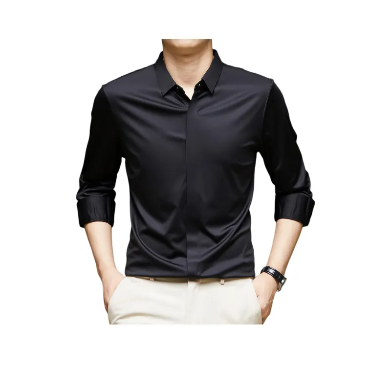PIERRE CARDIN Shirt Men's Burgundy-0