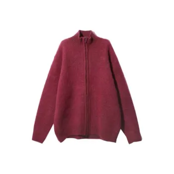 Needles High neck Brushed Cardigan