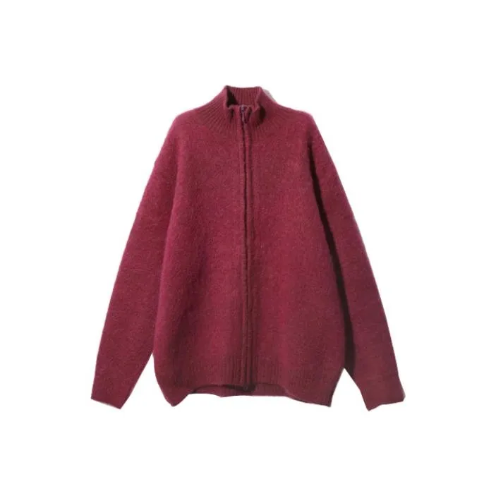 Needles High neck Brushed Cardigan-0