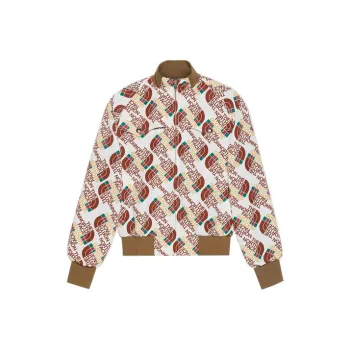 GUCCI X The North Face Web Print Technical Jersey Jacket